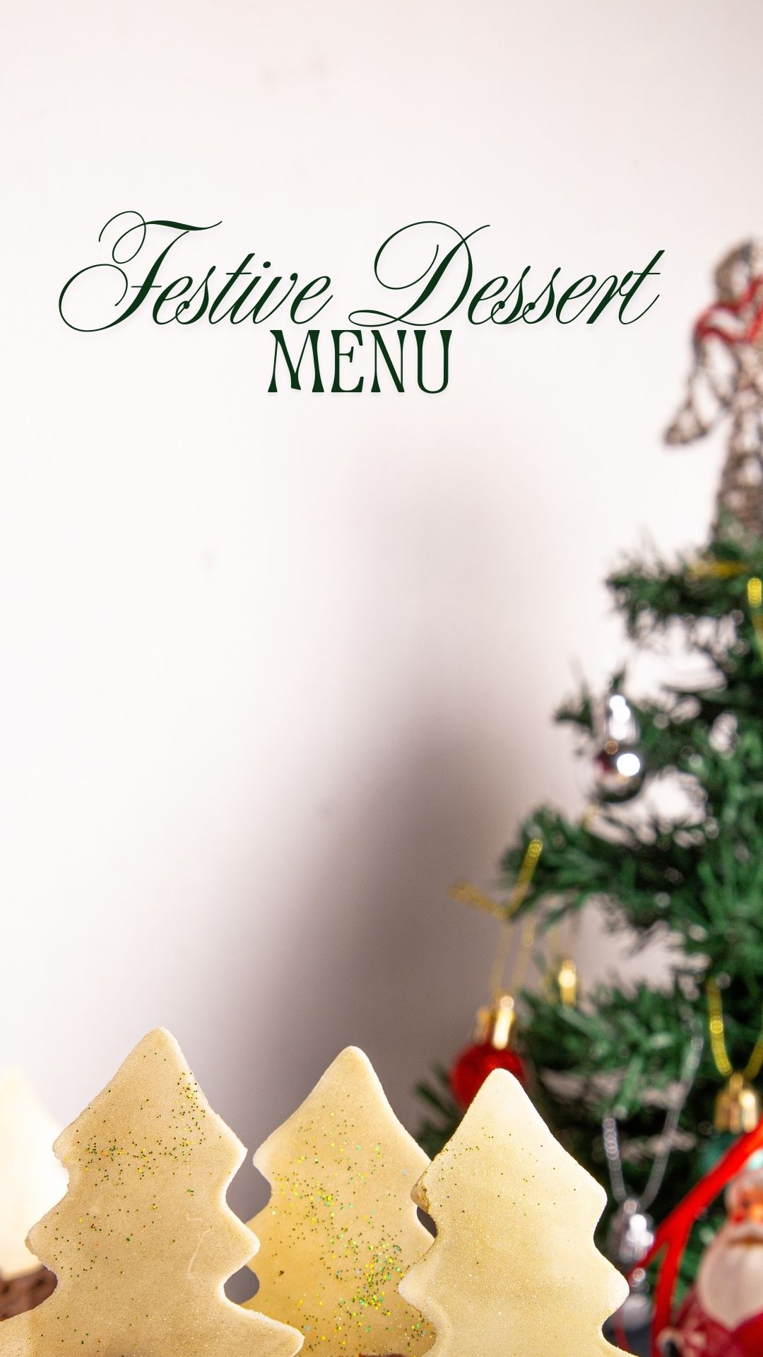 Festive Weekly Dessert Menu